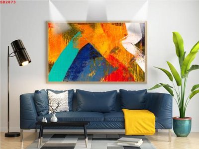 Tải file File tranh hiện đại Sơn Dầu SD2873 (PSD) cho in tranh 3D