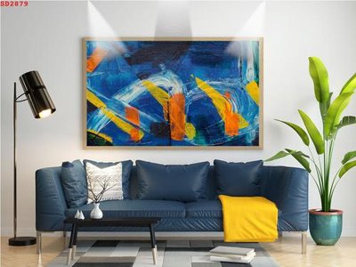 File gốc File tranh hiện đại Sơn Dầu SD2879 (phong cách) châu Âu