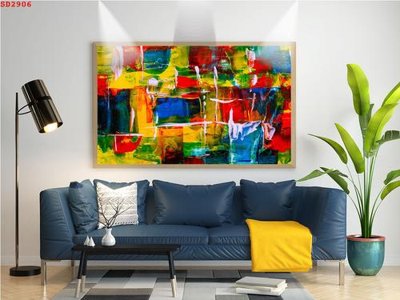 Tải về file tranh gốc File tranh hiện đại Sơn Dầu SD2906 (để in quảng cáo)