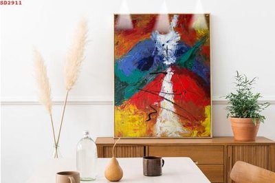 File in trần File tranh hiện đại Sơn Dầu SD2911 (bản gốc) đại dương