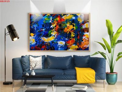File ảnh File tranh hiện đại Sơn Dầu SD2915 (gốc) in poster