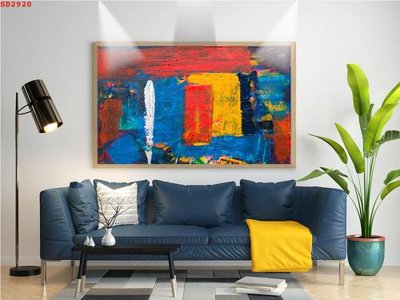 File gốc in ấn File tranh hiện đại Sơn Dầu SD2920 chất lượng vượt trội