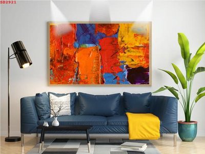 Tải file File tranh hiện đại Sơn Dầu SD2921 (gốc) làm file tranh quảng cáo