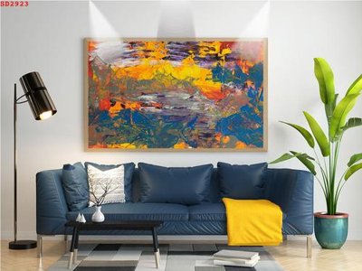 File in ấn cao cấp File tranh hiện đại Sơn Dầu SD2923 (file gốc)