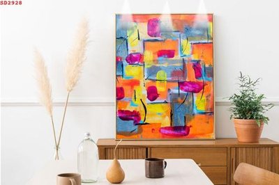 File tranh gốc File tranh hiện đại Sơn Dầu SD2928 (sắc nét từng chi tiết)