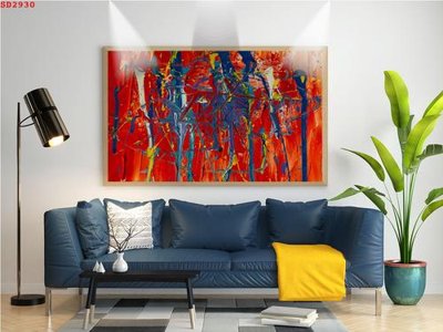 File in trần File tranh hiện đại Sơn Dầu SD2930 (bản gốc) 5D