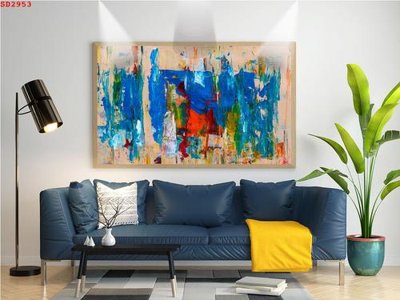 File tranh File tranh hiện đại Sơn Dầu SD2953 (gốc) in vải canvas