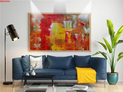 File PSD File tranh hiện đại Sơn Dầu SD2956 (nguyên bản) cho thiết kế