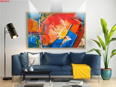 File in ấn File tranh hiện đại Sơn Dầu SD2963 (bản gốc) từ file gốc