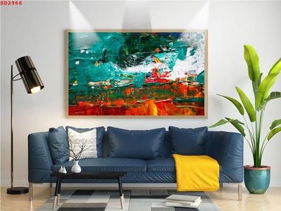 File ảnh File tranh hiện đại Sơn Dầu SD2966 (gốc) in poster