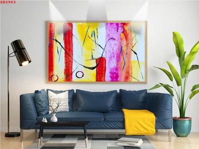 File gốc File tranh hiện đại Sơn Dầu SD2983 (chuẩn CMYK) cho nhà in