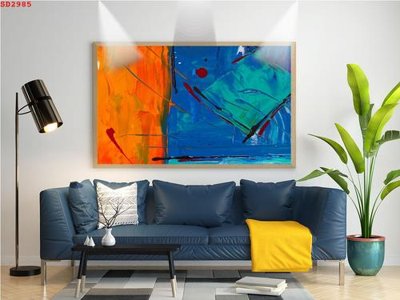 Tải file File tranh hiện đại Sơn Dầu SD2985 (gốc) in nhanh