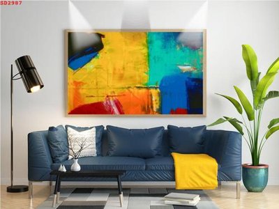 File gốc File tranh hiện đại Sơn Dầu SD2987 (chuẩn CMYK) cho nhà in