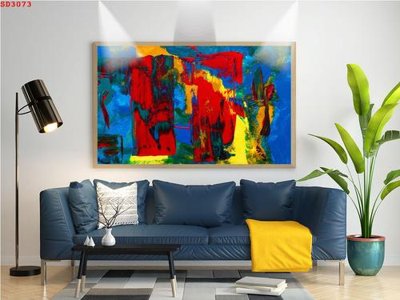 Tải file PSD File tranh hiện đại Sơn Dầu SD3073 (nguyên layer) để in