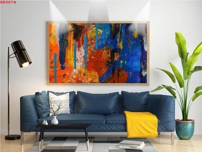 Tải file File tranh hiện đại Sơn Dầu SD3074 (PSD) cho in ấn quảng cáo