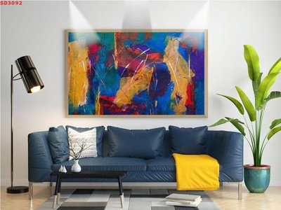 File in mica File tranh hiện đại Sơn Dầu SD3092 (bản gốc) sắc sảo