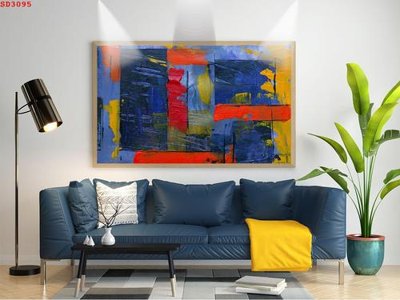 Ảnh mô tả file gốc in mica File tranh hiện đại Sơn Dầu SD3095