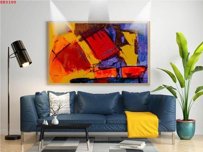 File gốc File tranh hiện đại Sơn Dầu SD3100 (PNG) nền trong suốt