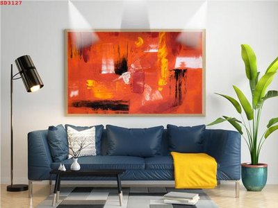 File gốc in ấn File tranh hiện đại Sơn Dầu SD3127 chuẩn màu CMYK