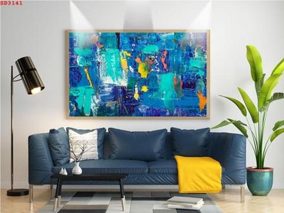 Hình ảnh file gốc in lụa File tranh hiện đại Sơn Dầu SD3141