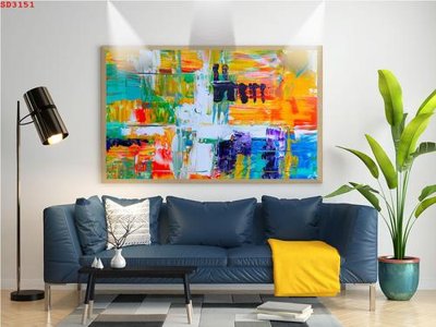 Tải file File tranh hiện đại Sơn Dầu SD3151 (gốc) in ấn chất lượng