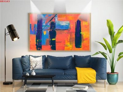 File in ấn File tranh hiện đại Sơn Dầu SD3163 (bản gốc) từ file gốc