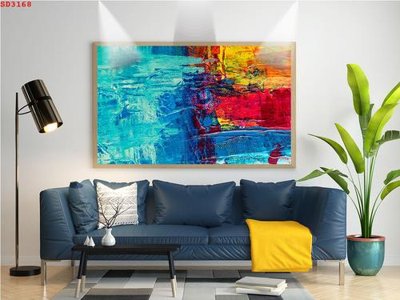 Tải file File tranh hiện đại Sơn Dầu SD3168 (ảnh gốc) in tráng gương