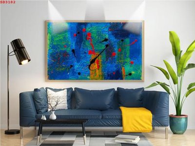 File gốc in mica File tranh hiện đại Sơn Dầu SD3182 chất lượng