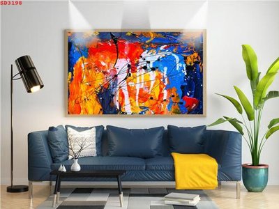 Tải file File tranh hiện đại Sơn Dầu SD3198 (gốc) in trên mọi chất liệu