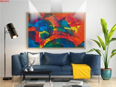 File in ấn File tranh hiện đại Sơn Dầu SD3201 (bản gốc) cao cấp