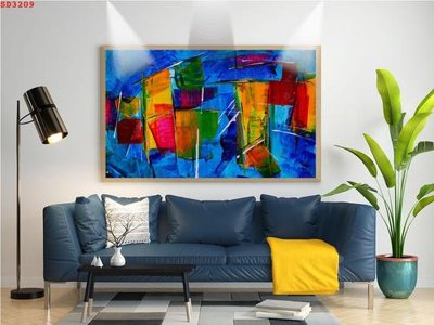 File in trần File tranh hiện đại Sơn Dầu SD3209 (file gốc) chủ đề vũ trụ