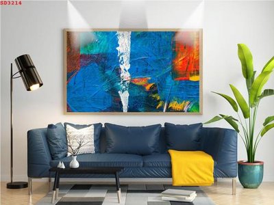 File tranh gốc in trần nhà File tranh hiện đại Sơn Dầu SD3214 3D