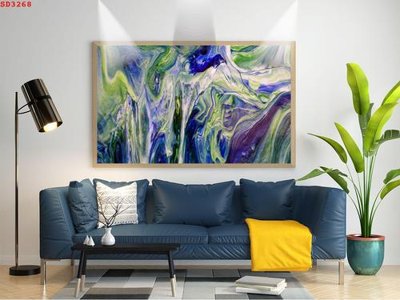 File tranh File tranh hiện đại Sơn Dầu SD3268 (ảnh gốc) in trần nhà