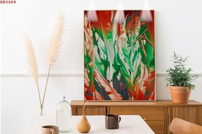 File gốc File tranh hiện đại Sơn Dầu SD3269 (trang trí) phòng trẻ em