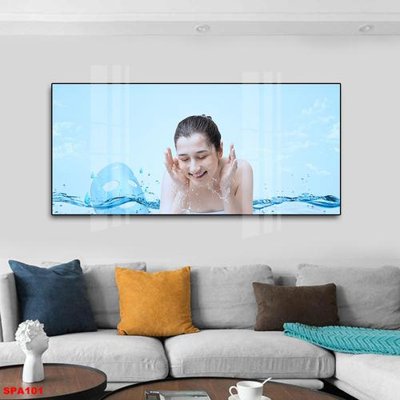 File gốc File tranh trang trí spa SPA101 (in lụa) tranh mã đáo