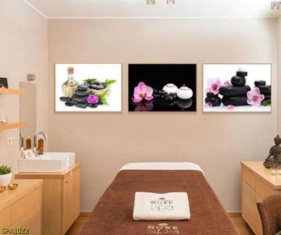 Ảnh gốc Tranh trang trí Spa SPA1022 (nét căng) in mica