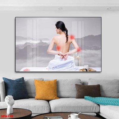 File in mica File tranh trang trí spa SPA110 (ảnh gốc) đẹp