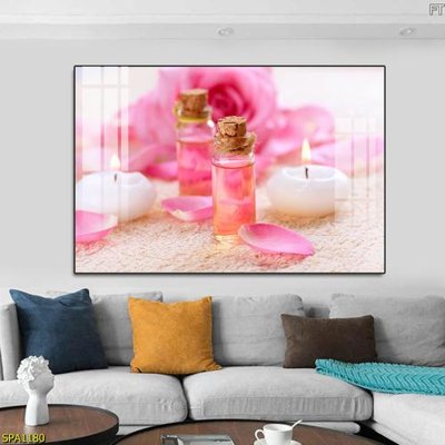 Download file gốc Tranh trang trí Spa SPA1180 (in lụa) hoa lá