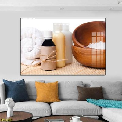 File gốc Tranh trang trí Spa SPA1202 (in lụa) tranh mã đáo