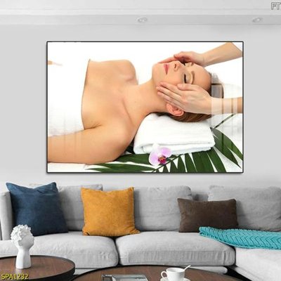 File in trần Tranh trang trí Spa SPA1232 (file gốc) xuyên sáng