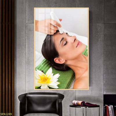 File tranh Tranh trang trí Spa SPA1249 (gốc) phong cách tối giản