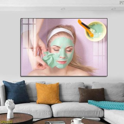 File gốc Tranh trang trí Spa SPA1253 (in lụa) họa tiết 3D