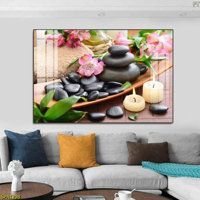 Download file gốc Tranh trang trí Spa SPA1298 (in mica) trong suốt