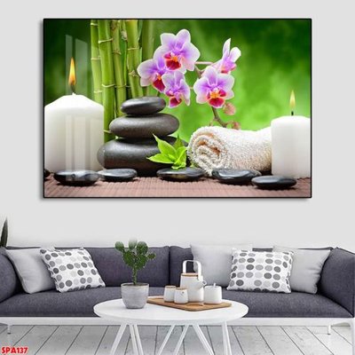 File in trần File tranh trang trí spa SPA137 (bản gốc) 5D