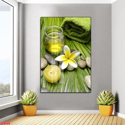 File gốc File tranh trang trí spa SPA140 (in tráng gương) nghệ thuật