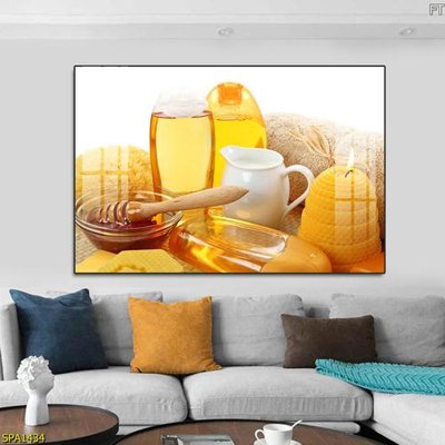 File in trần Tranh trang trí Spa SPA1434 (file gốc) xuyên sáng