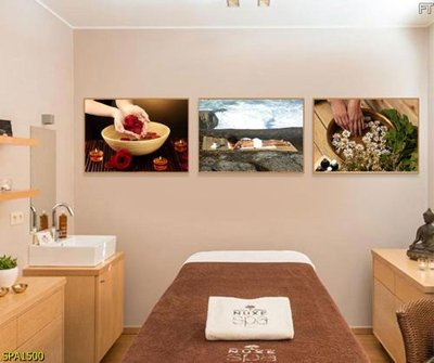 File in trần Tranh trang trí Spa SPA1500 (bản gốc) phong cảnh