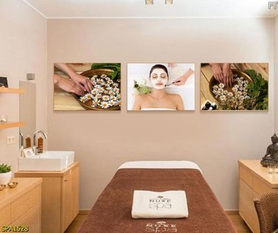 File PSD Tranh trang trí Spa SPA1528 (gốc) nhiều lớp (multi-layer)