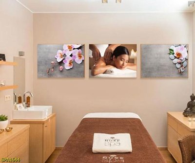File gốc Tranh trang trí Spa SPA1644 (cho in 3D) độc đáo