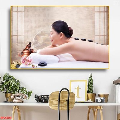 File ảnh Tranh trang trí Spa SPA2017 (gốc) in quảng cáo ngoài trời